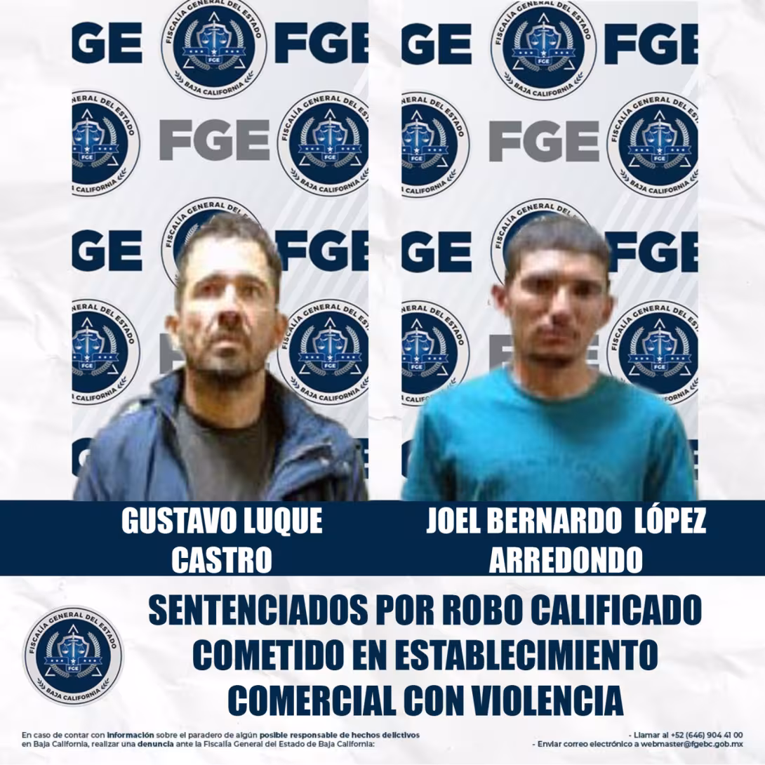Gustavo Luque Castro y Joel Bernardo López Arredondo